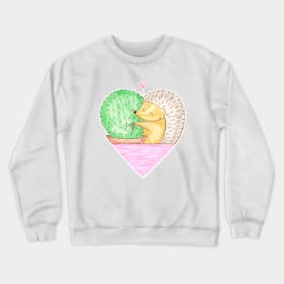 A Hog's Life - Hog Loves Cactus Crewneck Sweatshirt